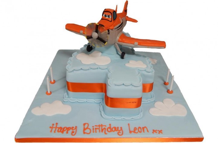 Planes Single Figure Cake